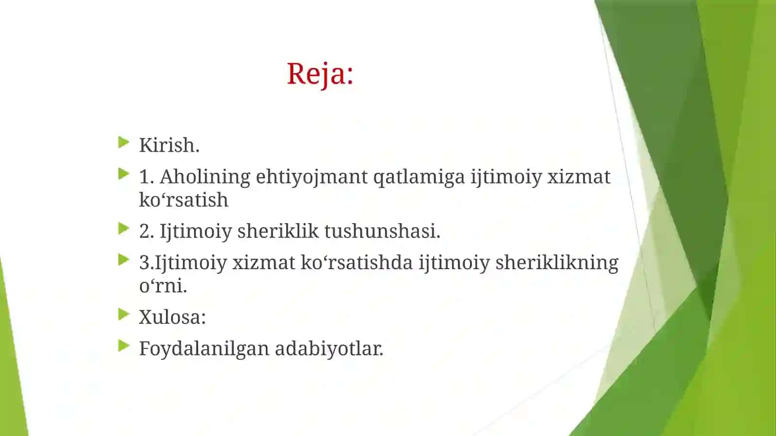 Aholining ehtiyojmant qatlamiga ijtimoiy xizmat ko’rsatishda ijtimoiy sherikchilikning o’rni. 2