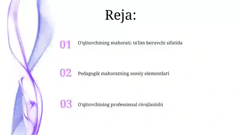 O'qituvchining mahorati 2