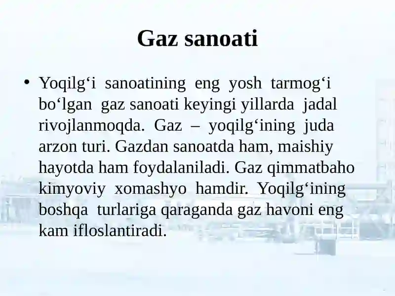 NEFT VA GAZ SANOATI 2