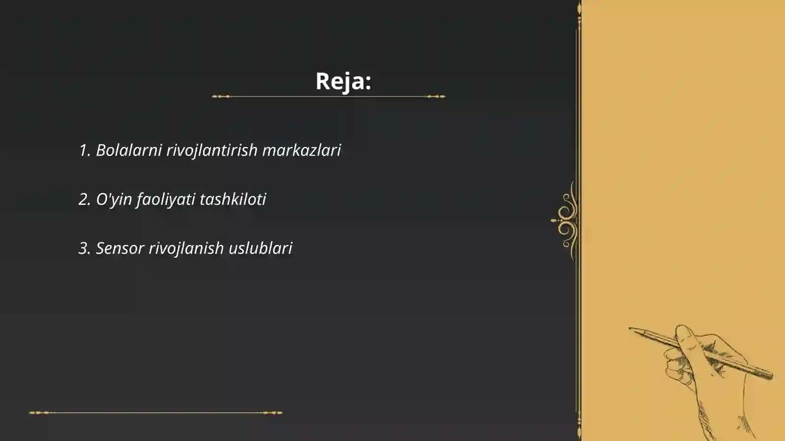 Bolalarni rivojlantirish markazlari 2