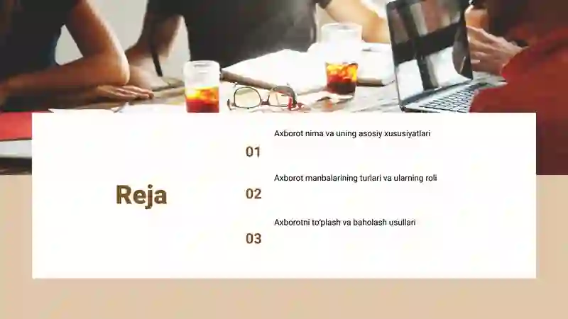 Axborot nima va uning manbalari 2