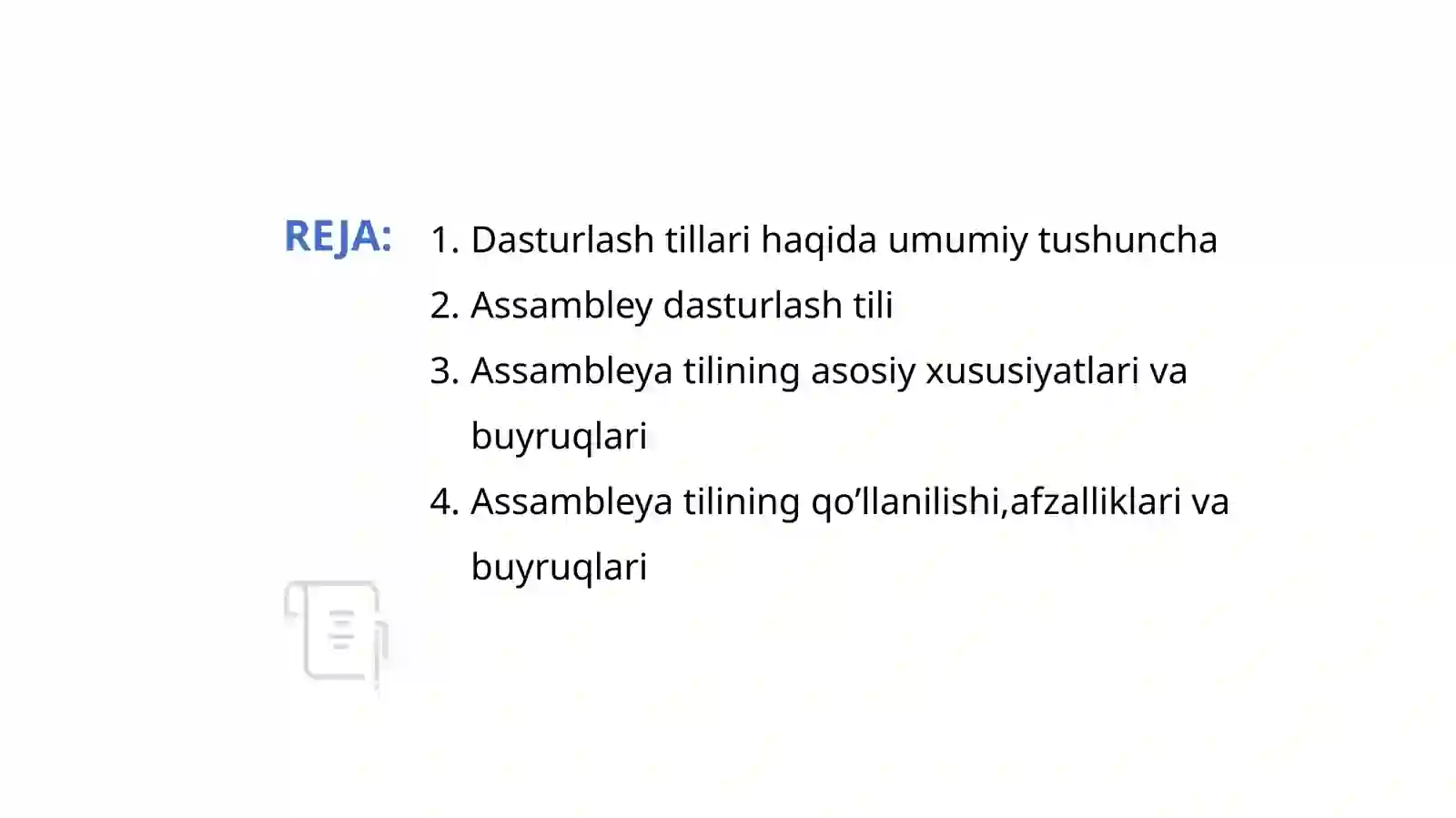 Dasturlash tili Assambleyasi 2