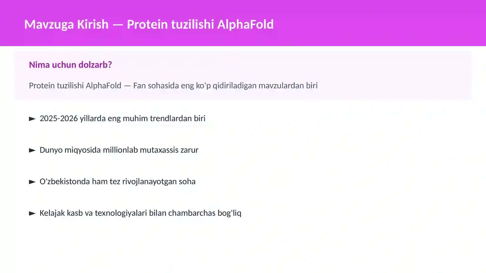Protein tuzilishi AlphaFold 2