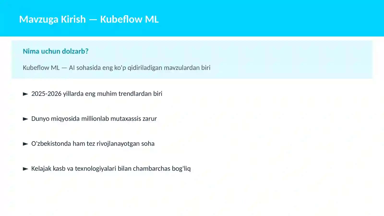 Kubeflow ML 2