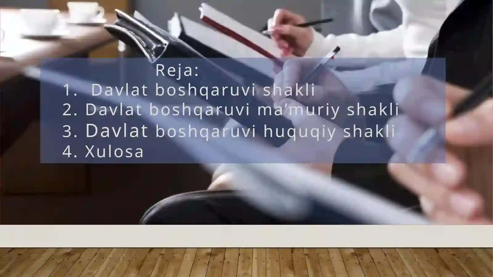 davlatboshqaruv faoliyati 2