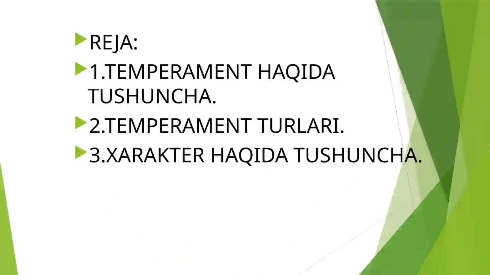 Temperament turlari va xossalari 2