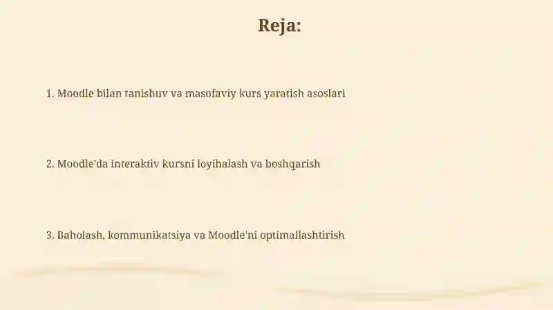 Moodle tizimi 2