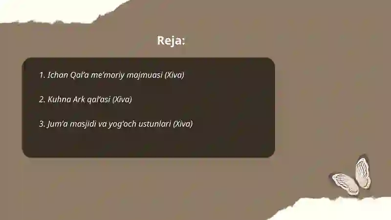 Xorazm tarixiy obidalar 2