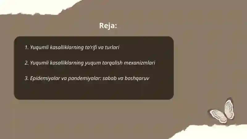 Yuqumli va yuqumsiz kasalliklar 2