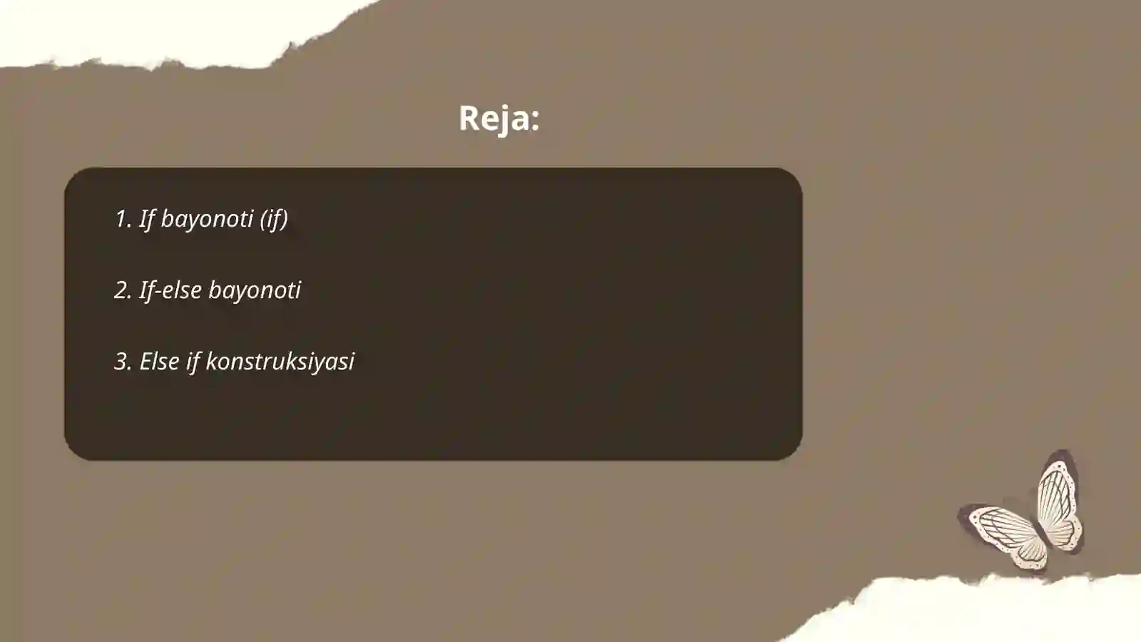 C++da shart opertorlari 2