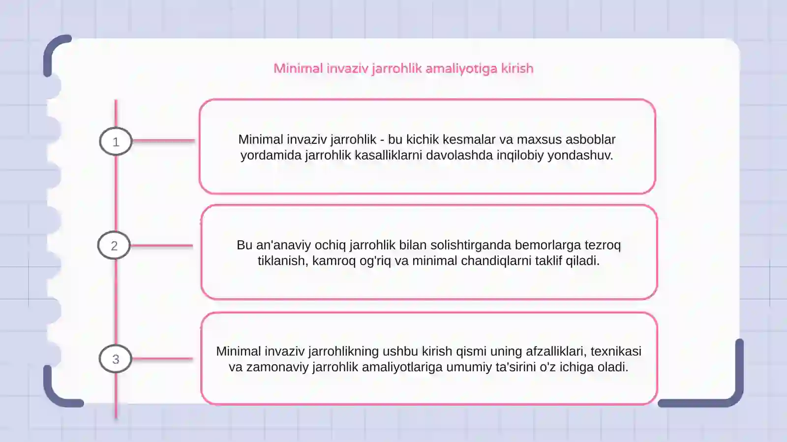 Minimal invaziv jarrohlik 2