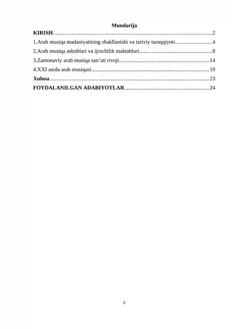 Arab musiqa madaniyati 2