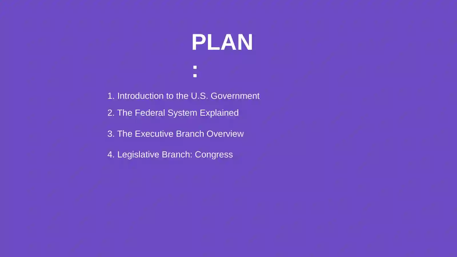 The Governmental Structure of the USA 2