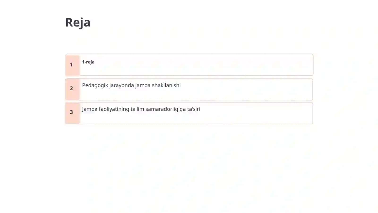 Òquvchilar Jamoasi: Pedagogik Jarayon 2