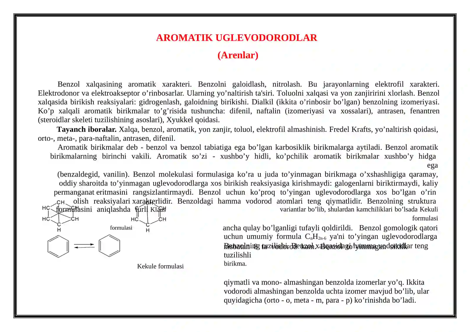 Aromatikuglevodorodlar 2