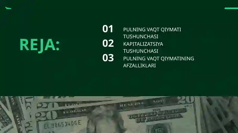 Pulning Vaqt Bo‘yicha Qiymati 2