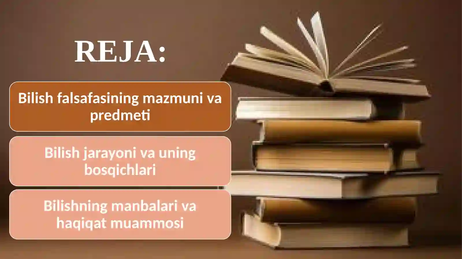 BILISH FALSAFASI 2