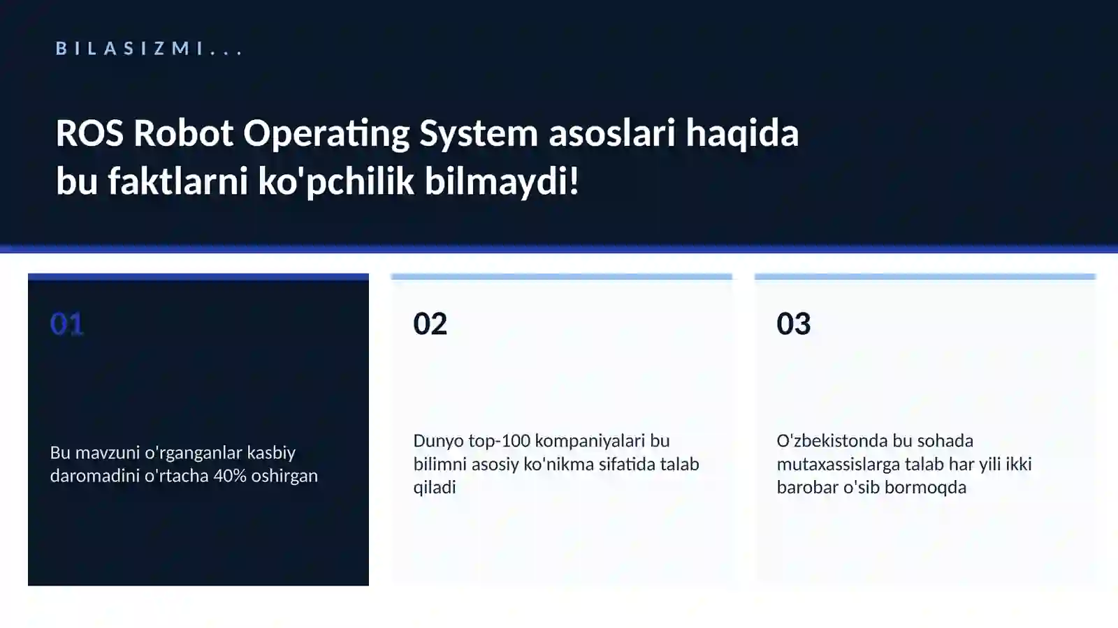 ROS Robot Operating System asoslari 2