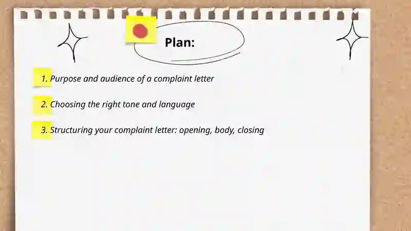 How to write complaint letter 2