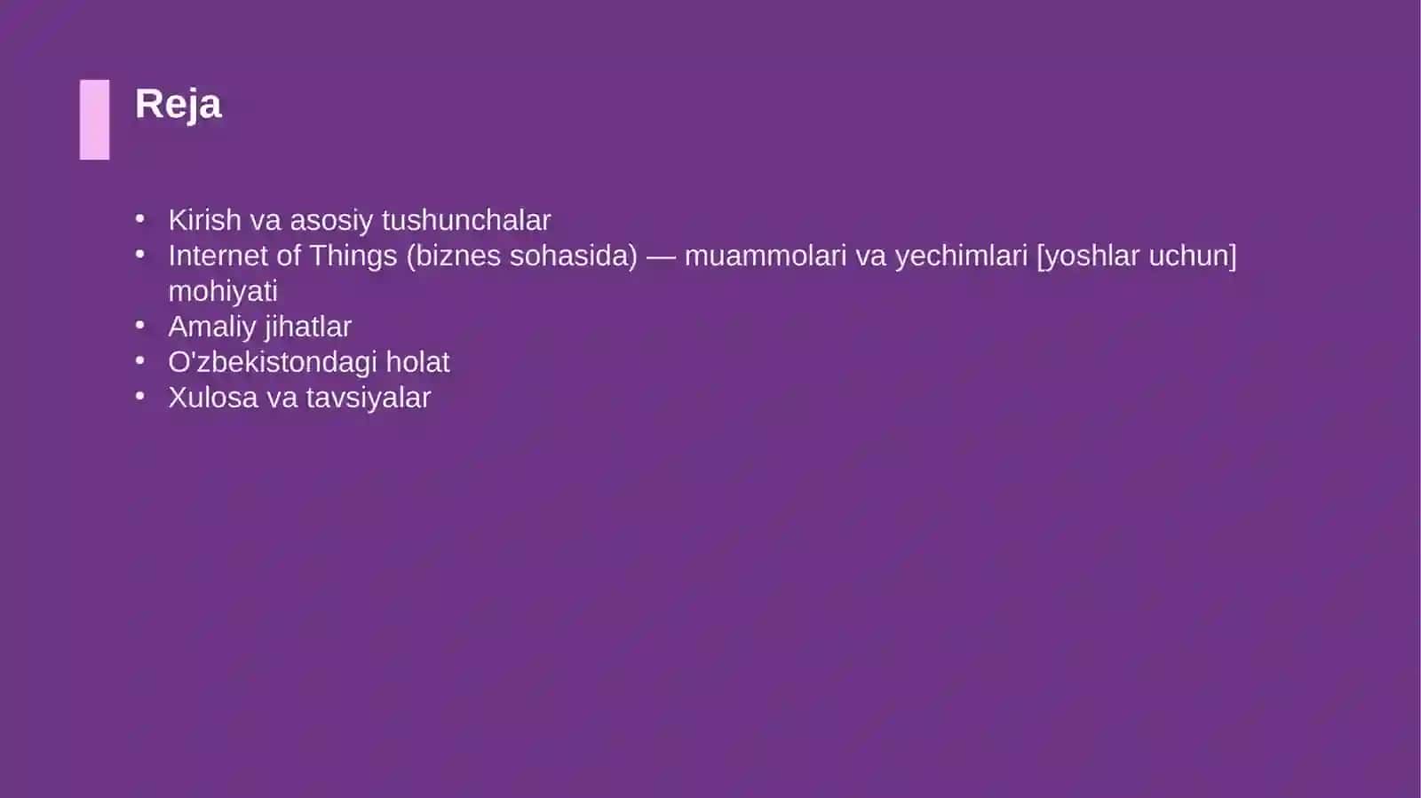 Internet of Things (biznes sohasida) — muammolari va yechimlari [yoshlar uchun] 2