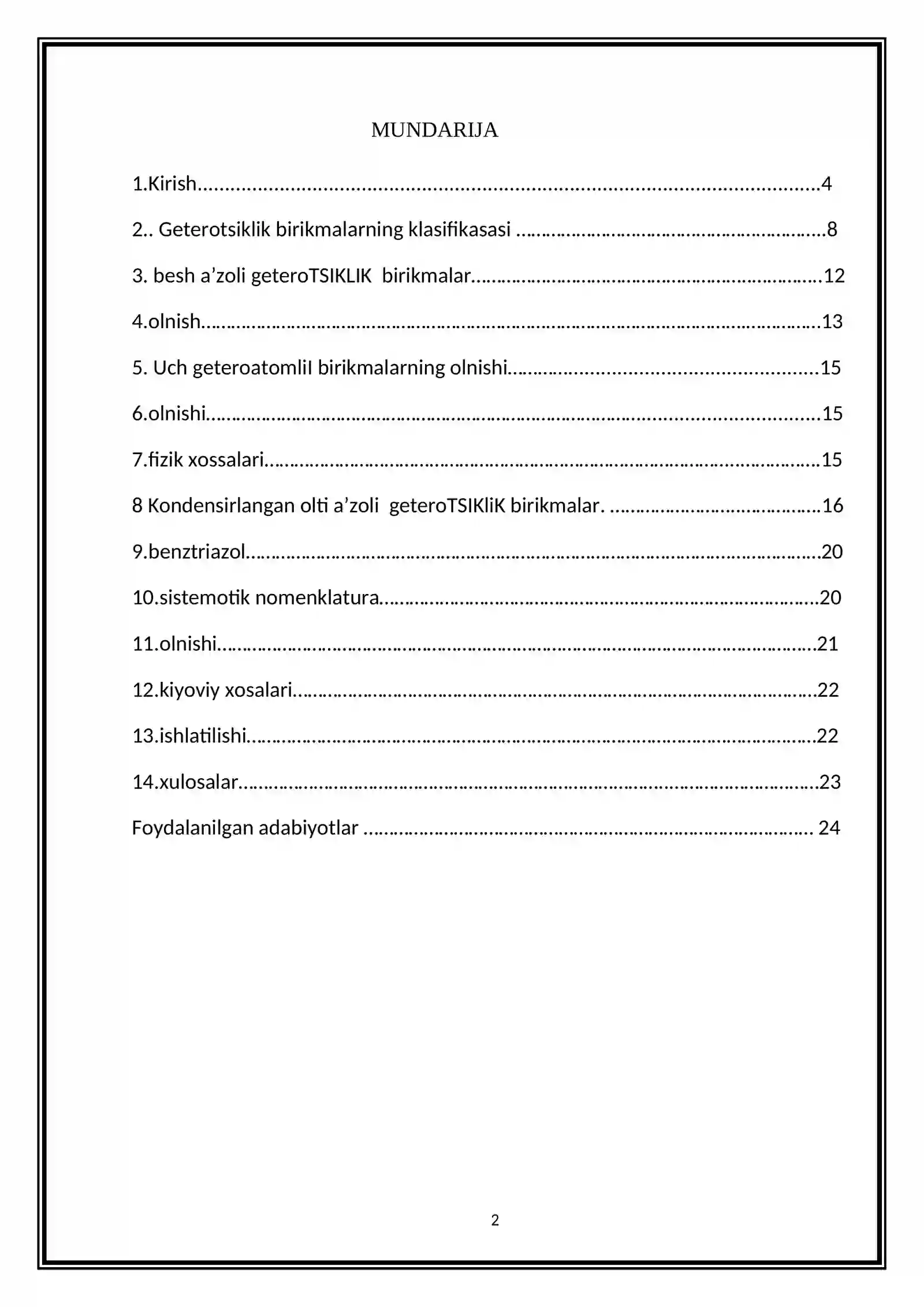 Benztriazol va uning xosilalari 2