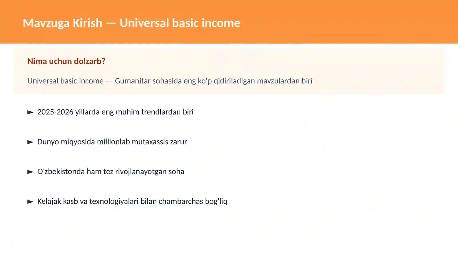 Universal basic income 2