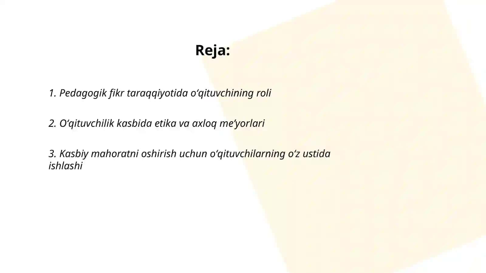 Oʻqituvchi pedagogik fikr taraqqiyotida 2