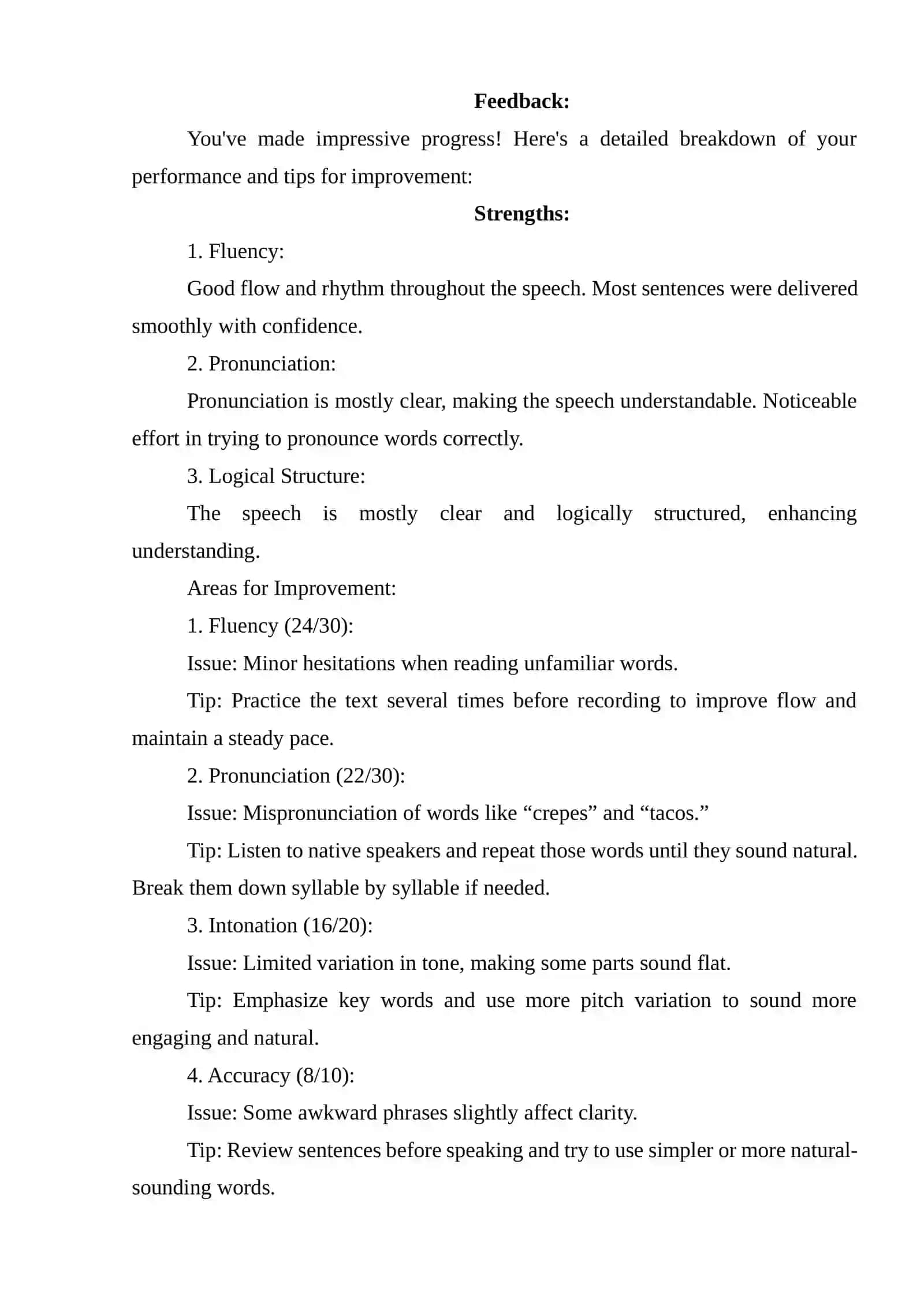 Fluency Assessment 2