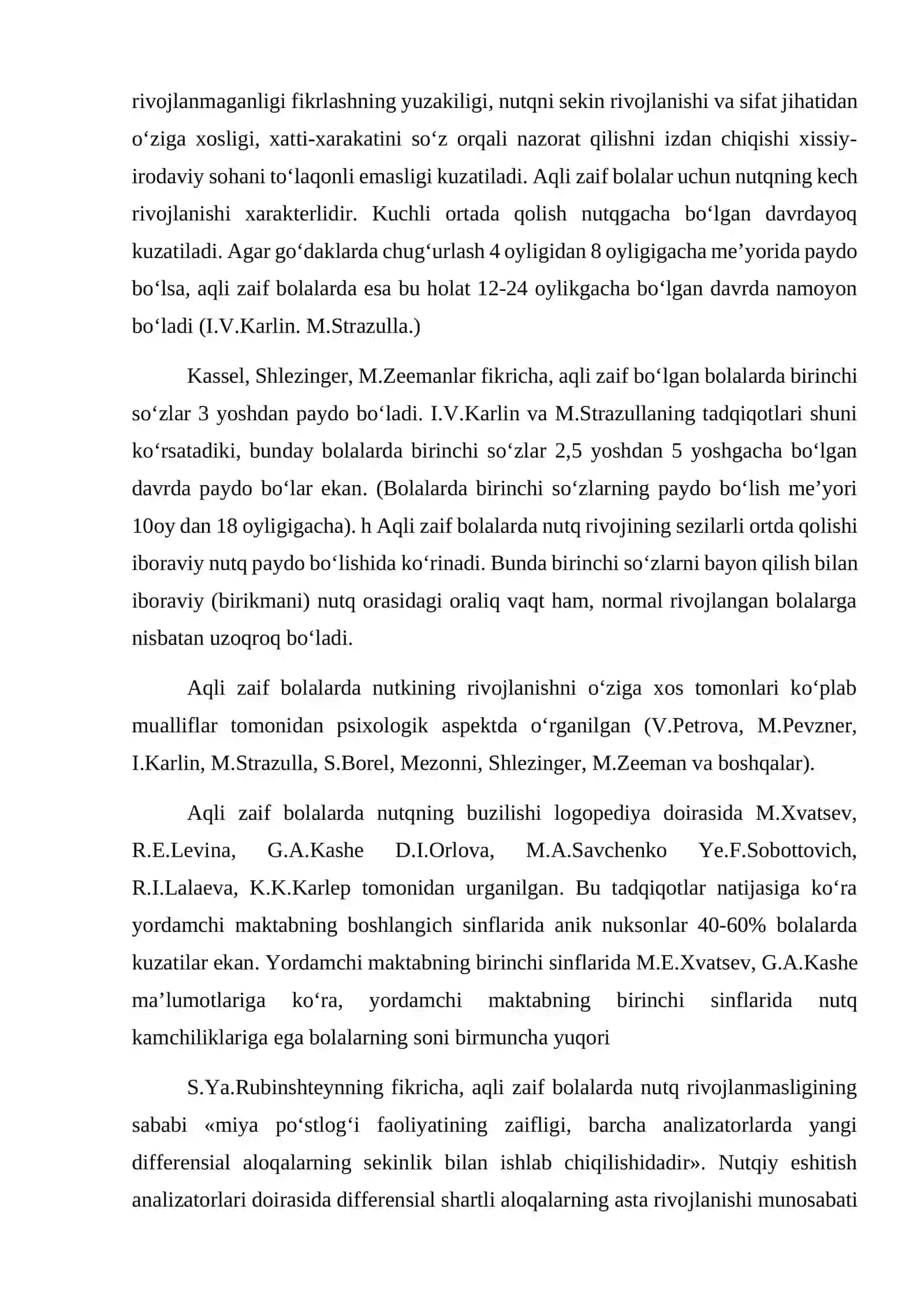 Aqli zaif o’quvchilar nutqining rivojlanish xususiyatlari 2