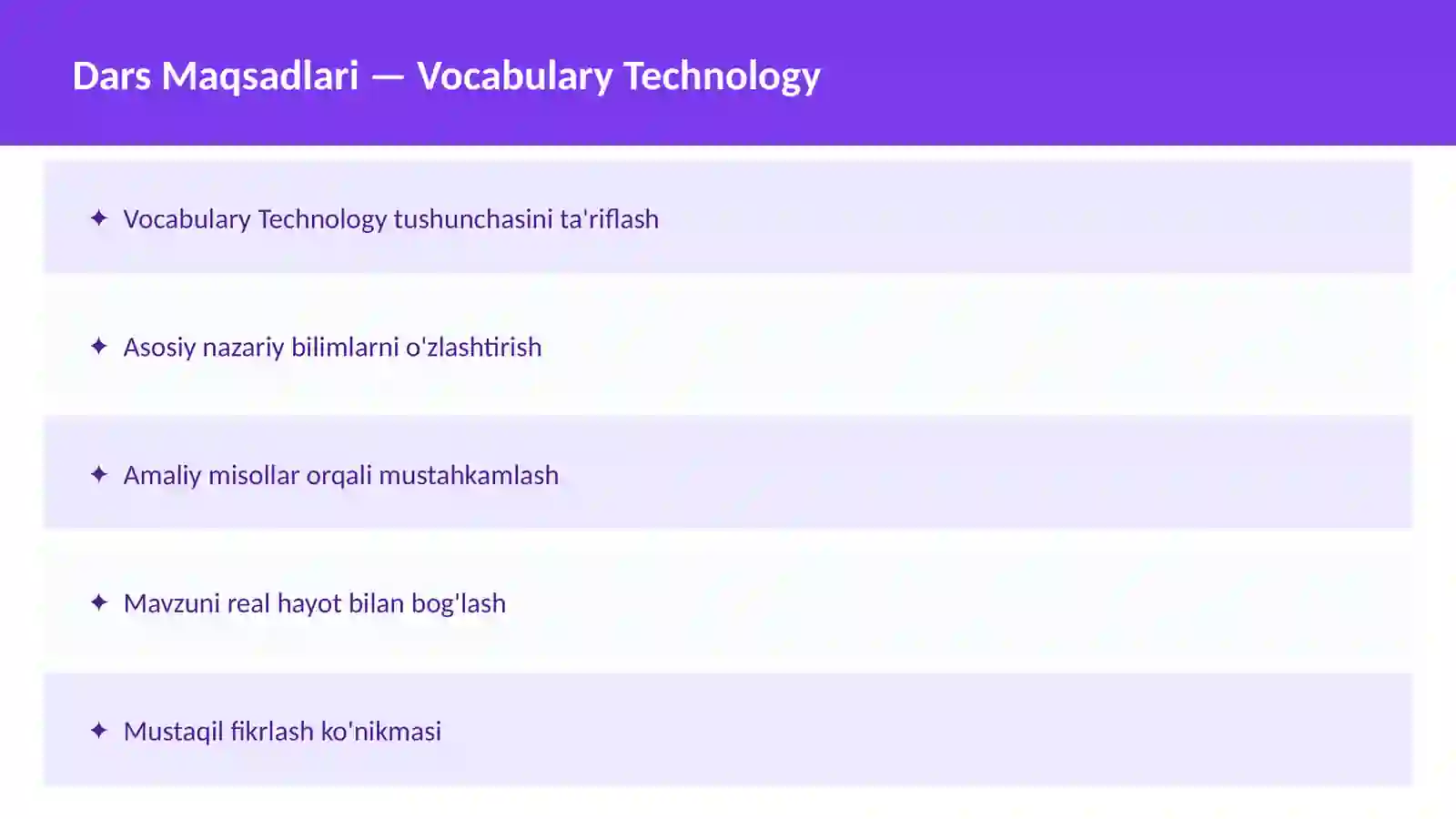 Vocabulary Education 2