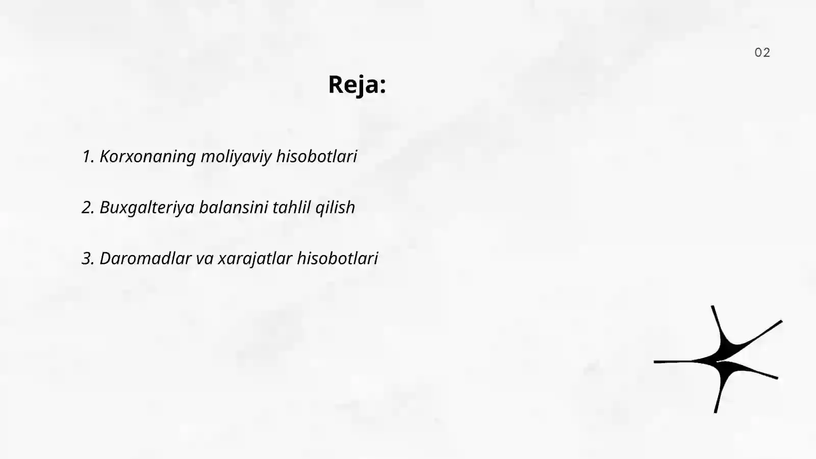 Korxonada buxgalteriya holatini baholash 2