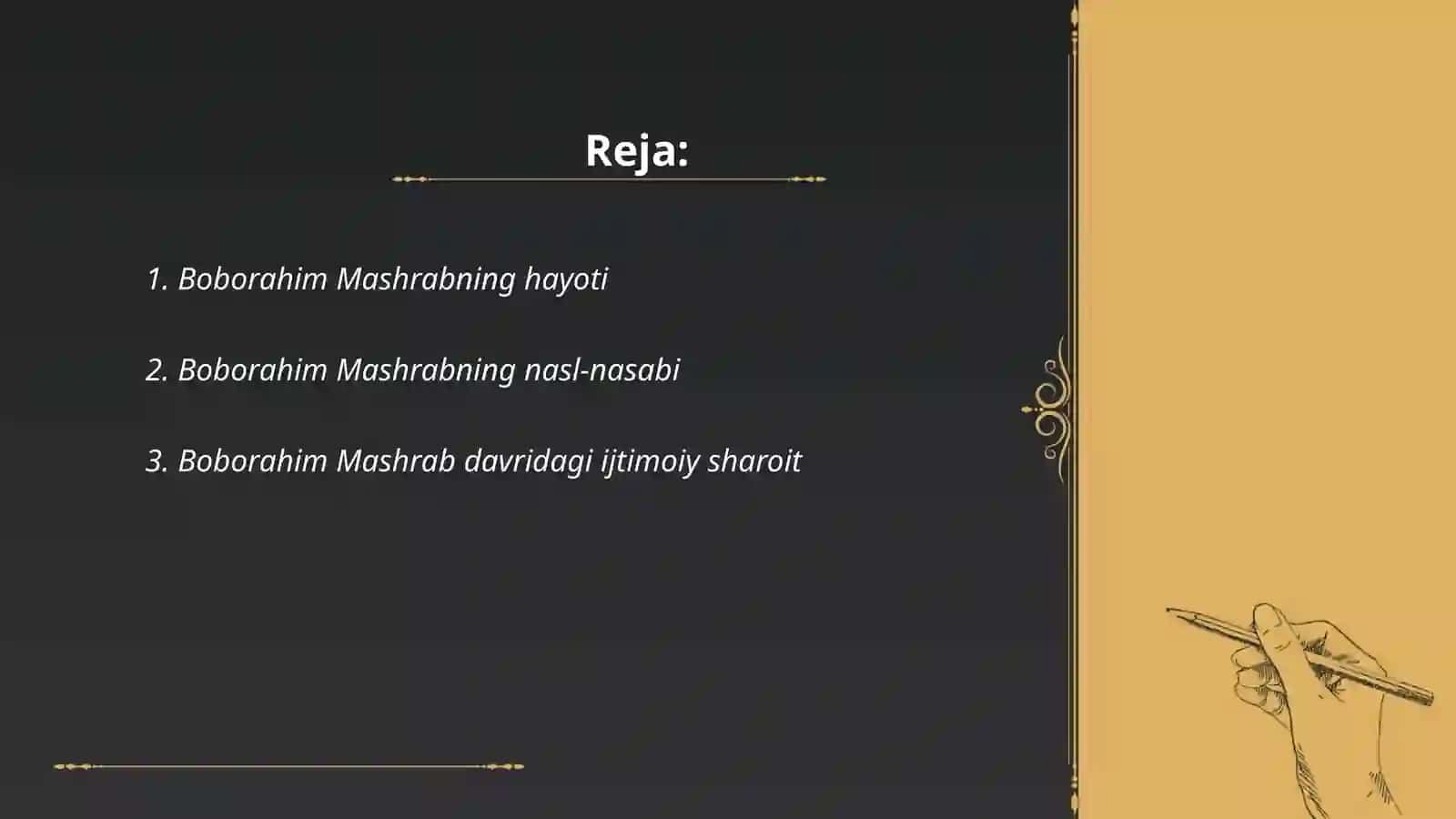 Boborahim Mashrab hayoti va ijodi, g‘azallari 2