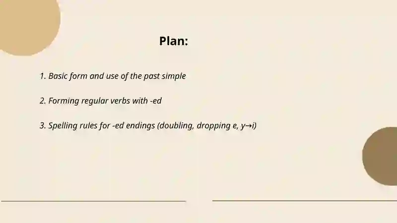 Past Simple 2