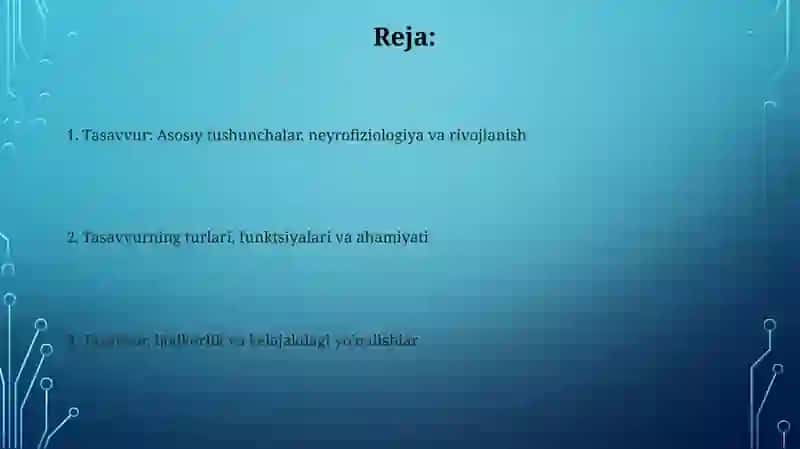 Bilish jarayoni (hayol) 2