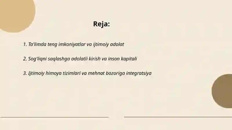 Ta'limda teng imkoniyatlar va ijtimoiy adolat 2
