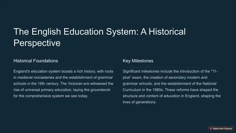 Education in England: A Comprehensive Overview 2