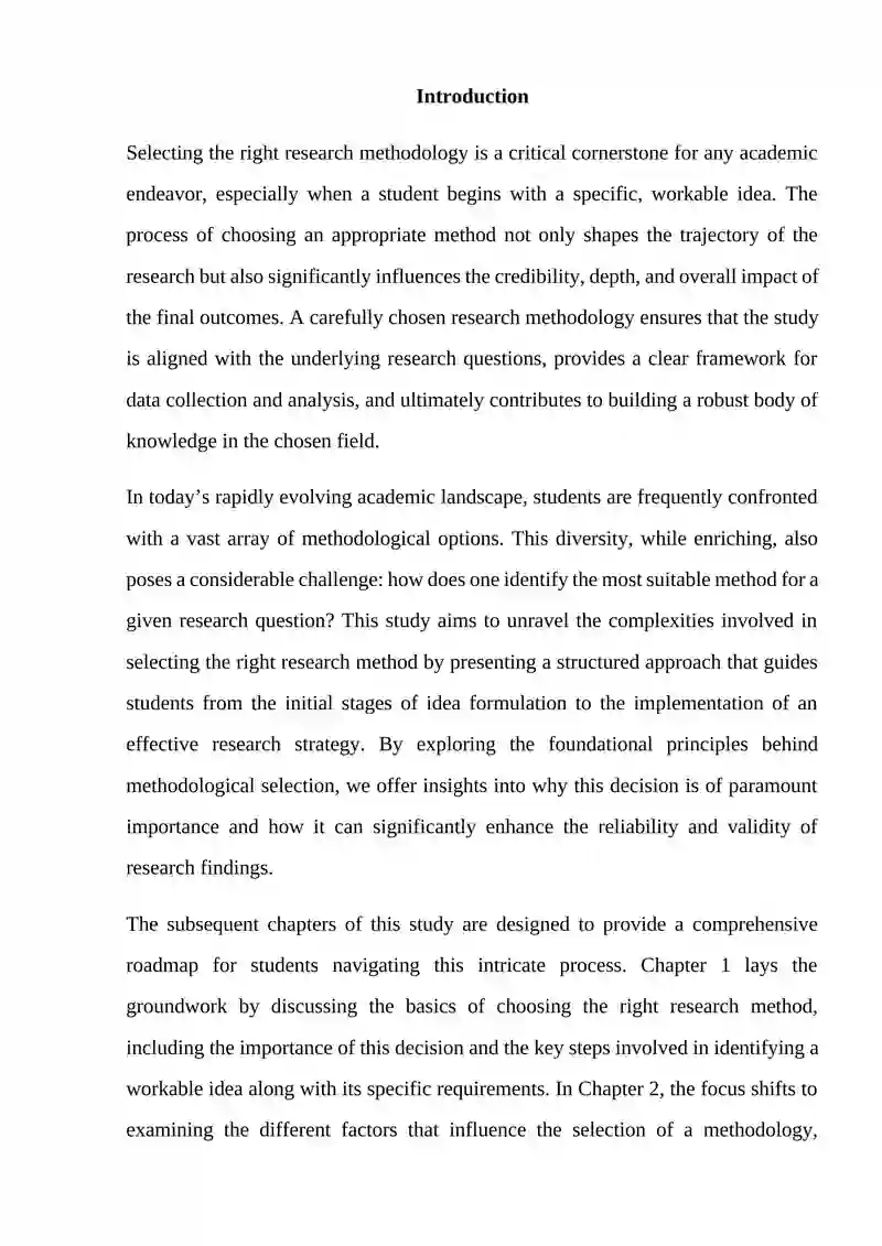 Selecting the Right Research Methodology 2