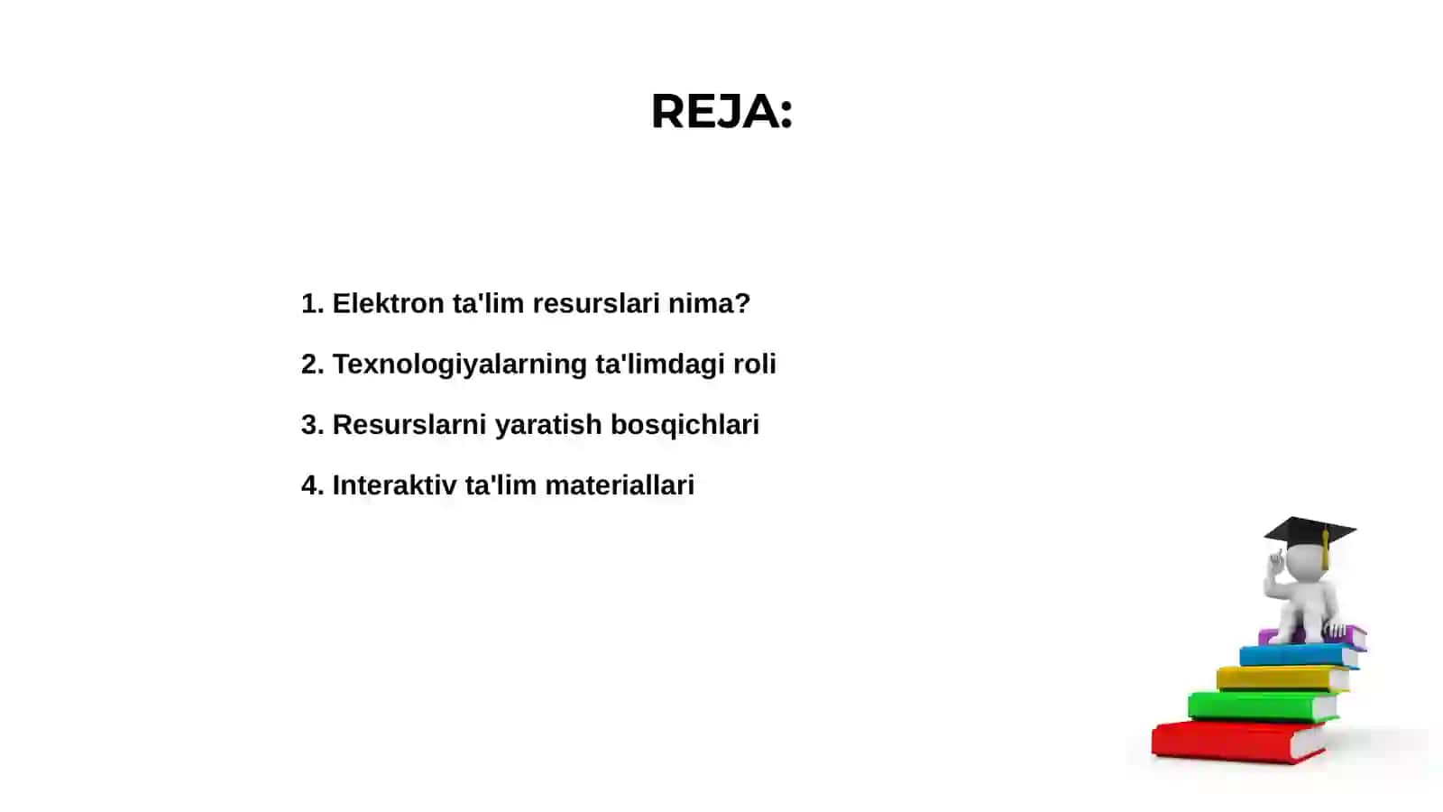 Elektron ta'lim resurslarini yaratish texnologiyasi 2