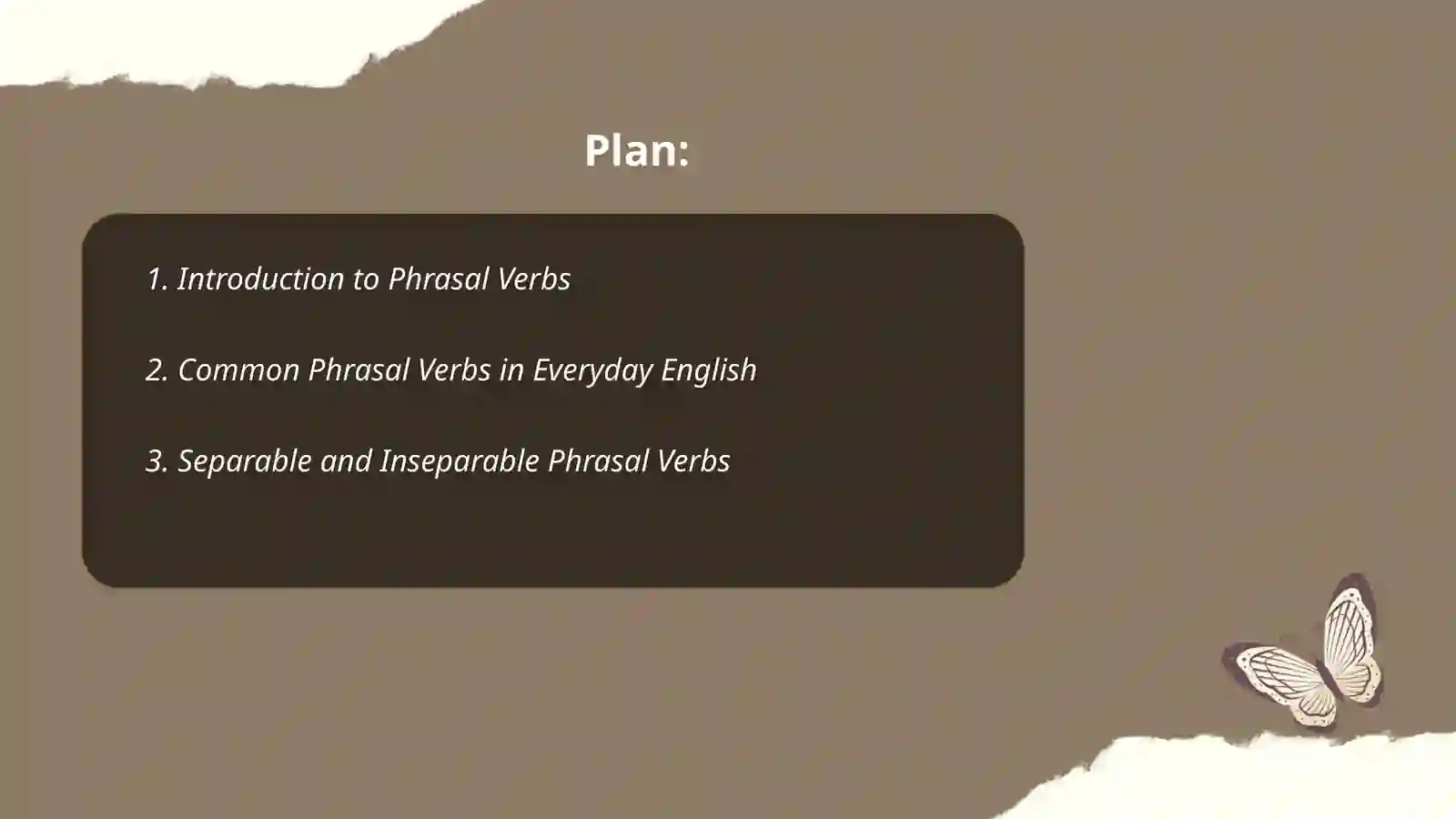 Phrasal verb 2