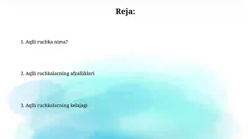 Aqlli ruchka 2