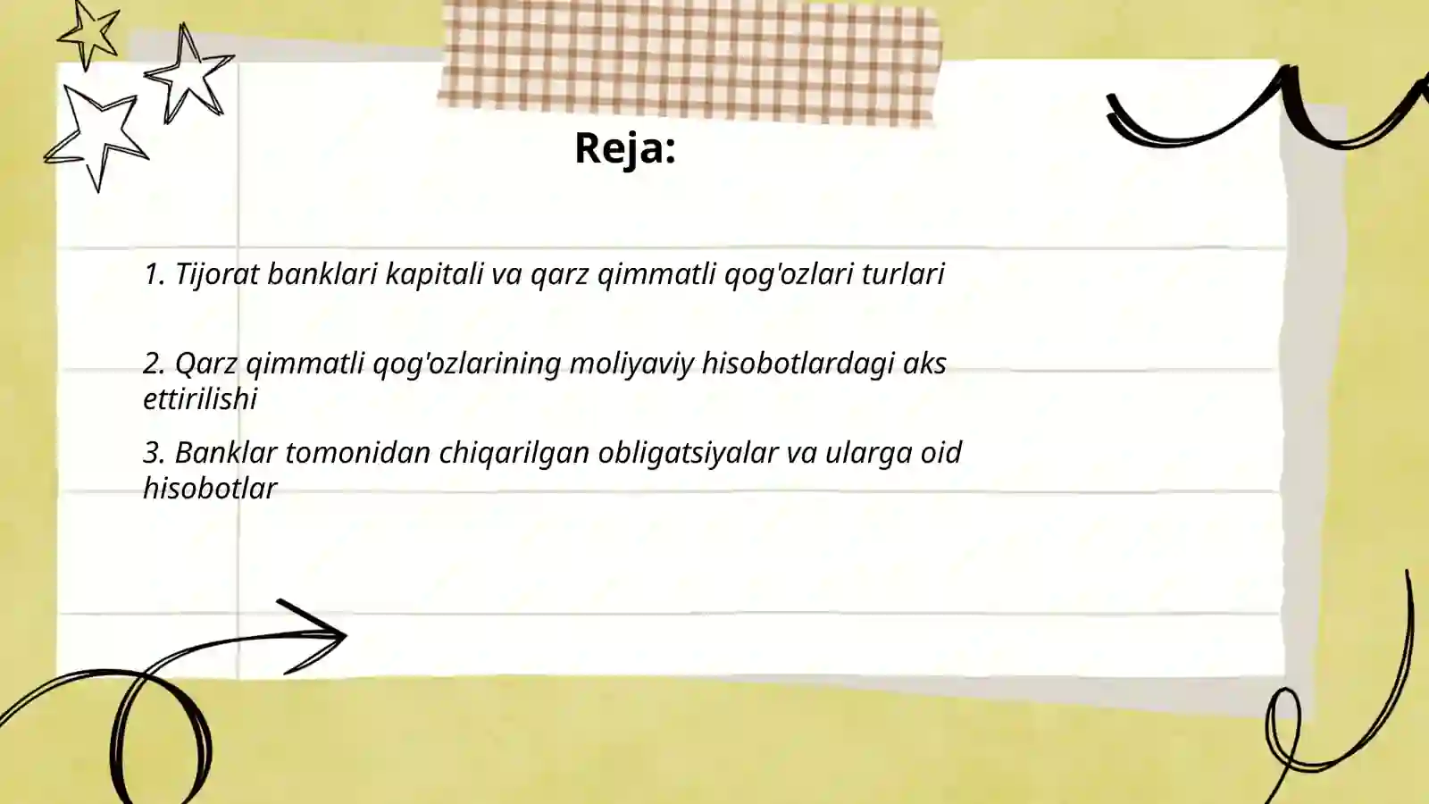 Tijorat banklari tomonidan chiqarilgan qarz qimmatli qog’ozlar bo’yicha operatsiyalar hisobi 2