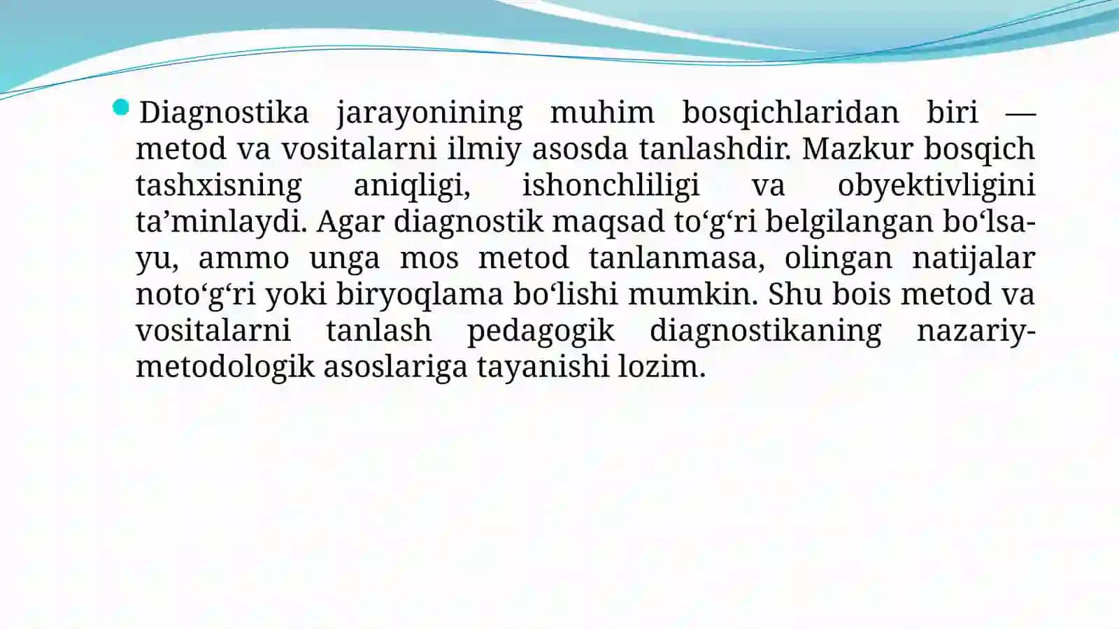 Pedagogik diagnostika va korreksiyani umumiy metodlari 2