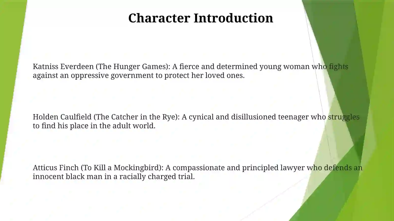 Literary Characters 2
