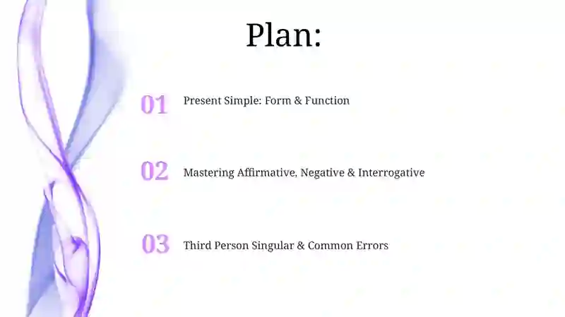 Present Simple: Form & Function 2