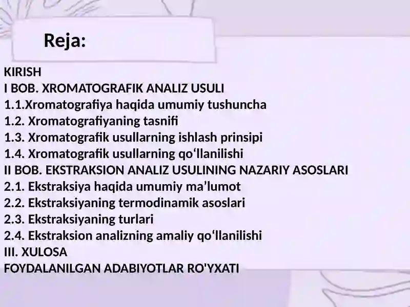 Analitik kimyo kursi 2