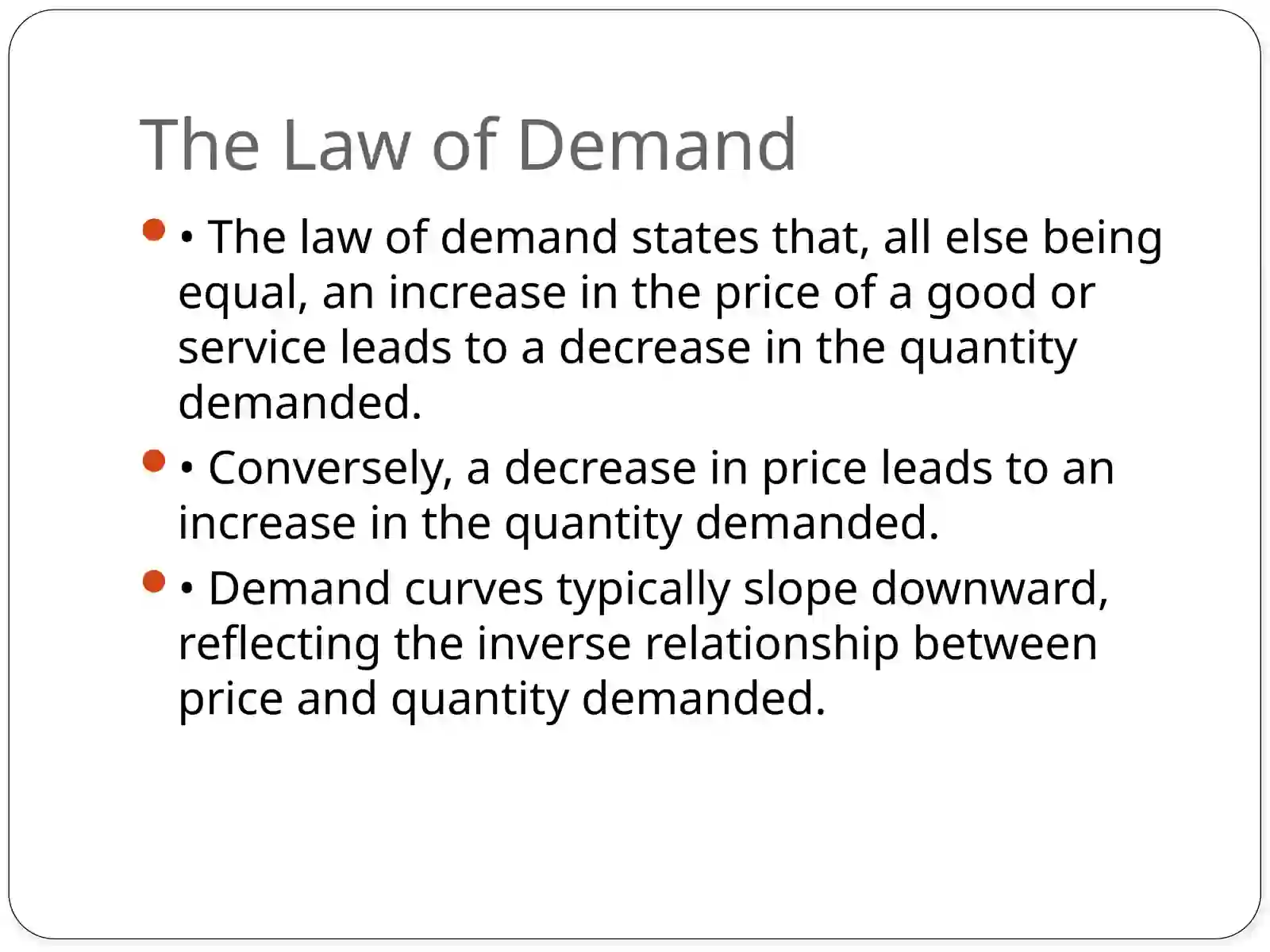Introduction to Demand Analysis 2