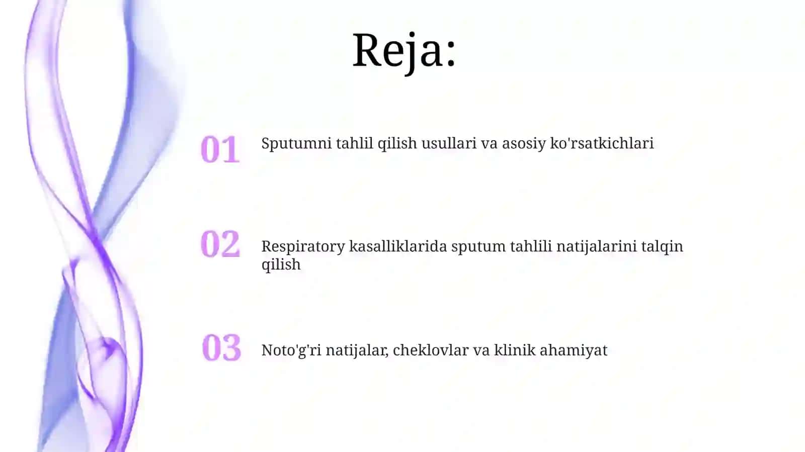 Nafas yo‘llari kasalliklarida balg‘am tahlili natijalari interpretatsiyasi 2