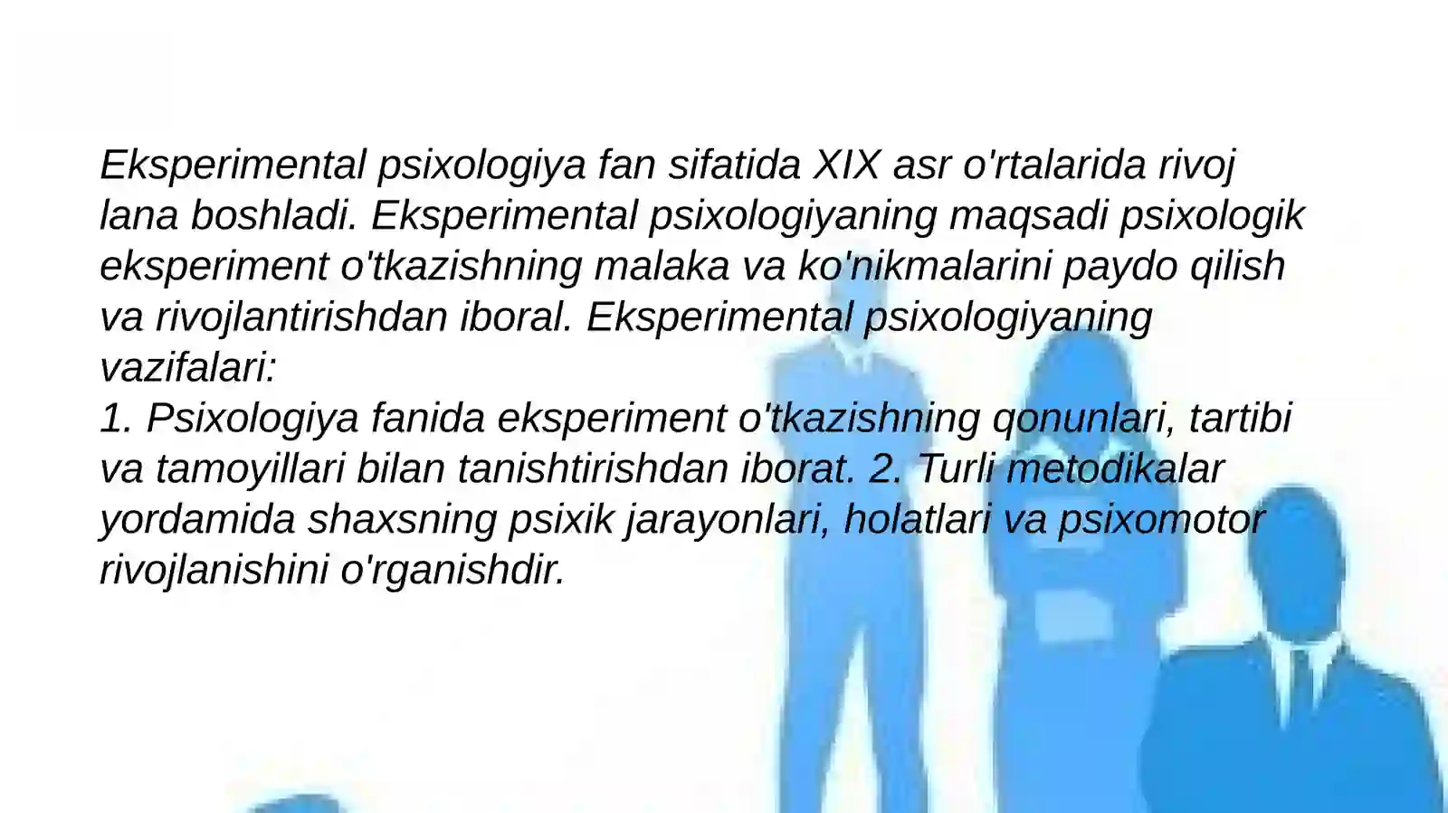 Psixologiyada eksperiment metodi 2