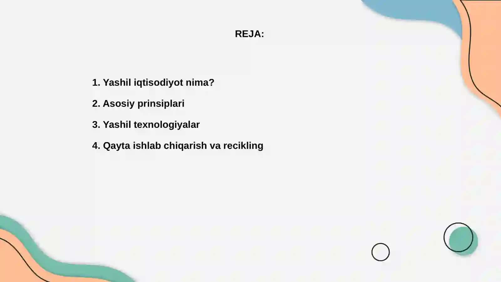 Yashil iqtisodiyot 2