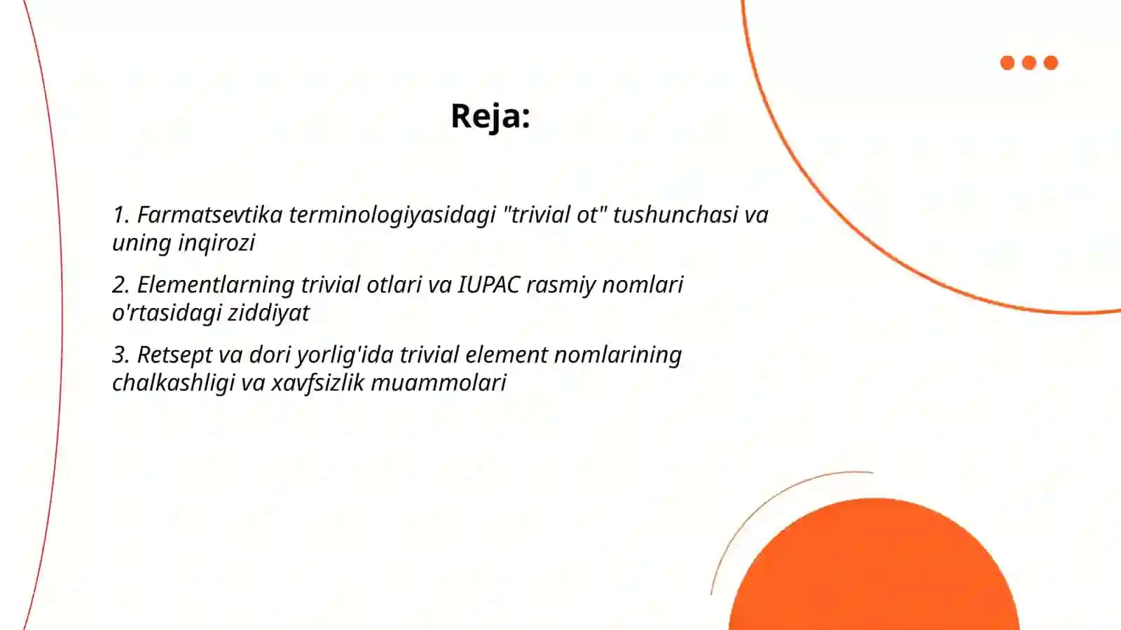 Farmatsevtika terminologiyasidagi inqirozlar 2